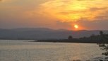 The Way - Sunset from the ancient harbor at Capernaum on the Sea of Galilee.   Jesus must have seen this scene many times as he stayed in Capernaum.  It is breathtaking.